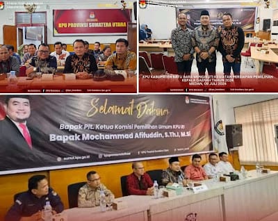 KPU Batu Bara Hadiri Kegiatan KPU Sumut Tahap Persiapan Pilkada 2024