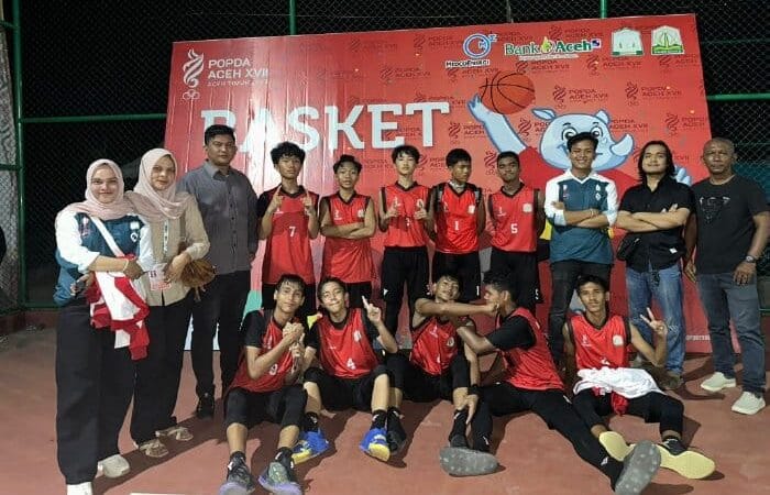 Basket Putra Aceh Timur Lolos Babak 8 Besar