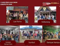 KPU Dairi Gelar Monitoring Coklit Pemilihan 2024
