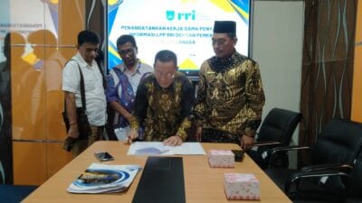 Diskominfo Langsa Fasilitasi Kerjasama LPP RRI Lhokseumawe dengan IAIN Zawiyah Cot Kala Langsa