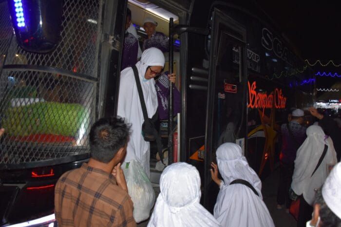 Masyarakat Sambut Jemaah Haji Kota Langsa