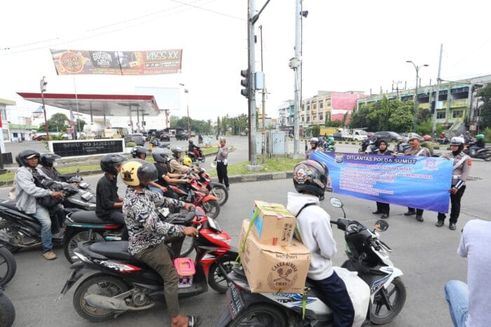 Polda Sumut: Tetap Tegas dan Humanis Lakukan Penindakan Berlalu Lintas