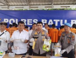 Polres Batu Bara Ungkap 18 Kasus Narkotika dan Tangkap 25 Tersangka