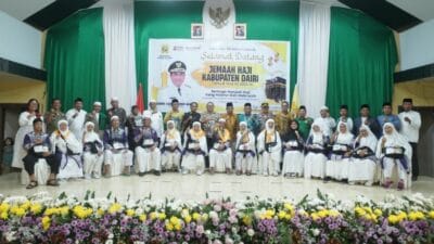 Pj Bupati Dairi Sambut Kepulangan Jemaah Haji