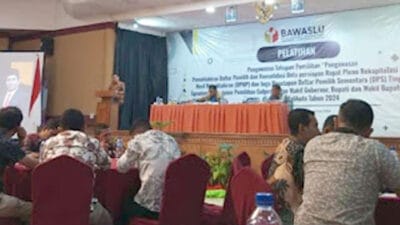 Bawaslu dan Panwascam Pakpak Bharat Ikuti Pelatihan Pengawasan Tahapan Pemilihan di Berastagi