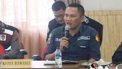 Bawaslu Pakpak Bharat Paparkan Materi Dalam Koordinasi Lintas Sektoral Ops Mantap Praja Toba 2024