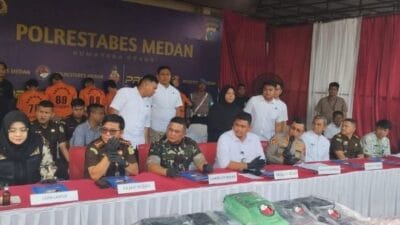 Polrestabes Medan Musnahkan BB Narkotika Hasil Pengungkapan April-Juli 2024