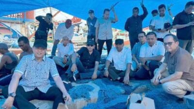 Amrullah Sambut Kunker Sekjen KKP di Bandara SIM