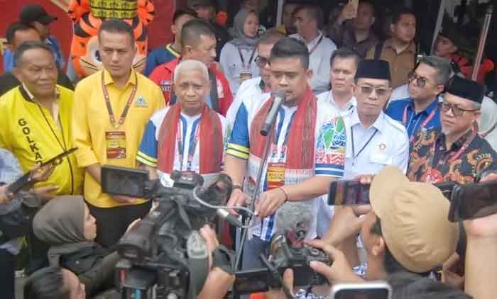 Bobby Nasution dan H Surya Resmi Mendaftar ke KPU Sumut
