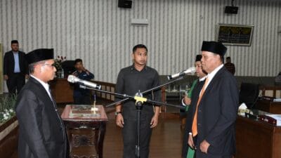 PAW Anggota DPRK Langsa Muzakir Resmi Dilantik