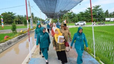 Tim Evaluasi TP PKK Sumut Lakukan Evaluasi di Desa Percontohan Aku Hatinya PKK Desa Kwala Gunung