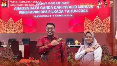 KPU Kabupaten Batu Bara Ikuti Rapat Koordinasi Analisa Data Ganda dan Invalid