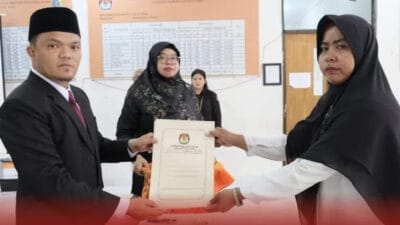 Ketua KPU Kabupaten Batu Bara Lantik PAW PPS Desa Pelanggiran