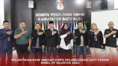 KPU Batu Bara Adakan PAW PPS Laut Tador