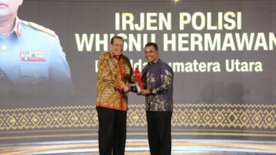 Kapolda Sumut Dianugerahi 'Best Leadership in Law & Crime Prevention'