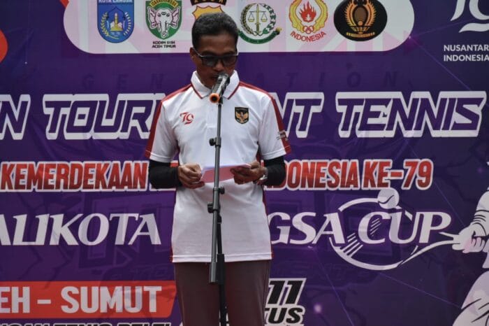 Pemko Langsa Gelar Open Turnamen Tenis Walikota Cup