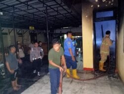 Ruangan Sat Intelkam Polresta Deliserdang Terbakar, Diduga Akibat Korsleting