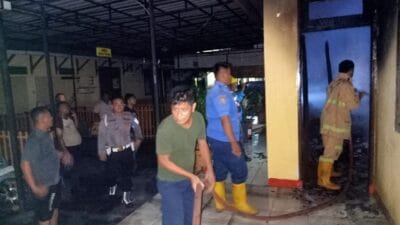 Ruangan Sat Intelkam Polresta Deliserdang Terbakar, Diduga Akibat Korsleting