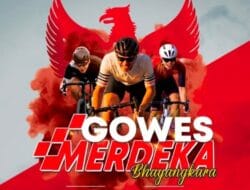 Gowes Merdeka Bhayangkara Rayakan Kemerdekaan RI Ke-79
