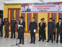 Syaridin Kukuhkan Anggota Paskibraka Kota Langsa