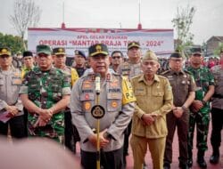 Kapolda Sumut Pimpin Apel Gelar Pasukan Operasi Mantap Praja Toba 2024