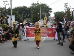 Ribuan Pelajar Kota Langsa Meriahkan Pawai Alegoris