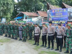 Polres Samosir Ikuti Program TMMD ke-121 Kodim 0210/TU