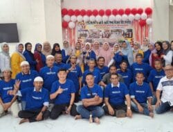 Alumni 90 SMPN 3 Medan Bangun Ladang Amal Lewat Silaturahmi Persahabatan
