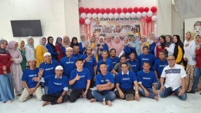 Alumni 90 SMPN 3 Medan Bangun Ladang Amal Lewat Silaturahmi Persahabatan