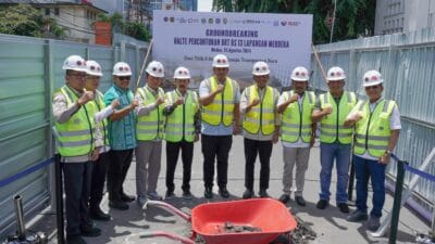 Pembangunan Halte Percontohan BRT BS 13 Lapangan Merdeka Dimulai