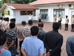 Polresta Deliserdang Laksanakan Pengamanan Pendaftaran Paslon Bupati-Wakil Bupati