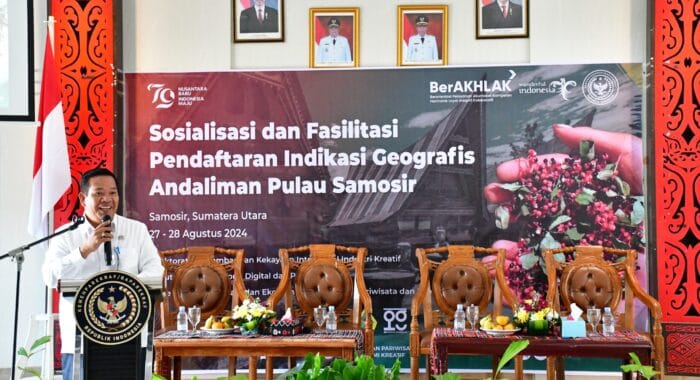 Pemkab Samosir Bersama Kemenparekraf Sosialisasi dan Pendaftaran Indikasi Geografis Andaliman