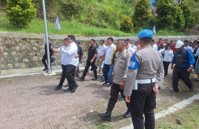 Polres Samosir Amankan Deklarasi Vandiko Gultom dan Ariston Sidauruk