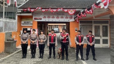 K9 Polda Sumut Sterilkan Gedung KPU dan Bawaslu Jelang Pilkada 2024