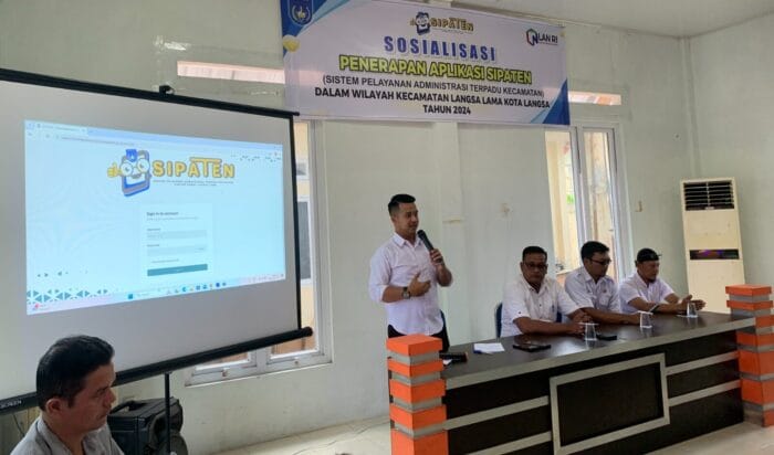 Kantor Camat Kecamatan Langsa Lama Luncurkan Layanan Administrasi Berbasis Digital
