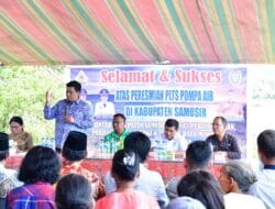 Bupati Samosir Resmikan PLTS Pompa Air Tingkatkan Produktivitas Pertanian