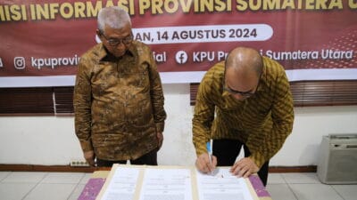 KPU Sumut MoU Keterbukaan Informasi Publik dengan KIP