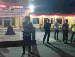 Polres Pelabuhan Belawan dan Polsek Jajaran Gelar Patroli Skala Besar