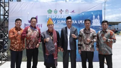 Pj Bupati Dairi Hadiri Pembukaan Pesparawi Ke-V Sumut