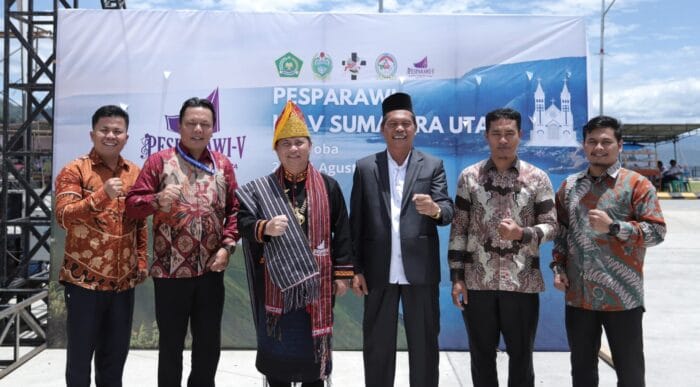 Pj Bupati Dairi Hadiri Pembukaan Pesparawi Ke-V Sumut