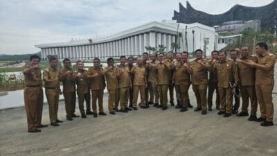 Pj Bupati Dairi Charles Bantjin Rapat di IKN