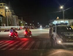 Polres Samosir Jaga Keamanan Pintu Masuk Pulau Samosir dan Objek Vital