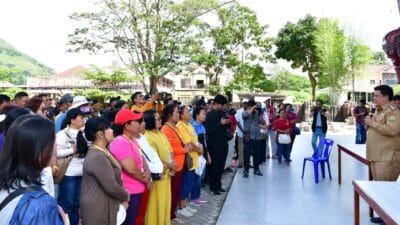 Bupati Samosir Berangkatkan Rombongan Vikariat Ikuti Misa Agung Bersama Paus Fransiskus