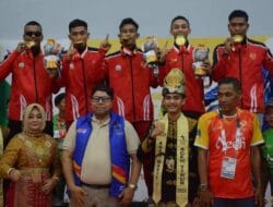Aceh Sabet Emas Nomor Double Event Cabor Sepak Takraw