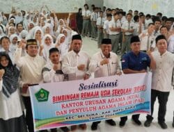 Kantor Penyuluhan Agama Islam Sei Suka Laksanakan Sosialisasi BRUS di SMA Mitra Inalum
