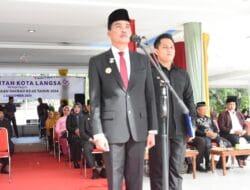 Pj Walikota Langsa Pimpin Upacara Hardikda