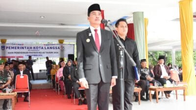 Pj Walikota Langsa Pimpin Upacara Hardikda