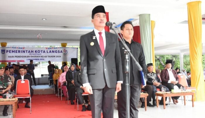 Pj Walikota Langsa Pimpin Upacara Hardikda