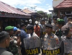 Polres Samosir Lakukan Pengamanan Constatering Objek Perkara Eksekusi di Desa Hutabolon