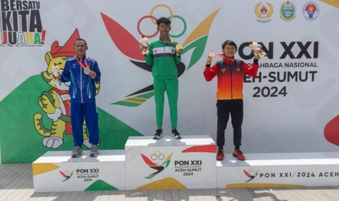Sumut Berhasil Raih Emas di Road Race Jarak Pendek Putra